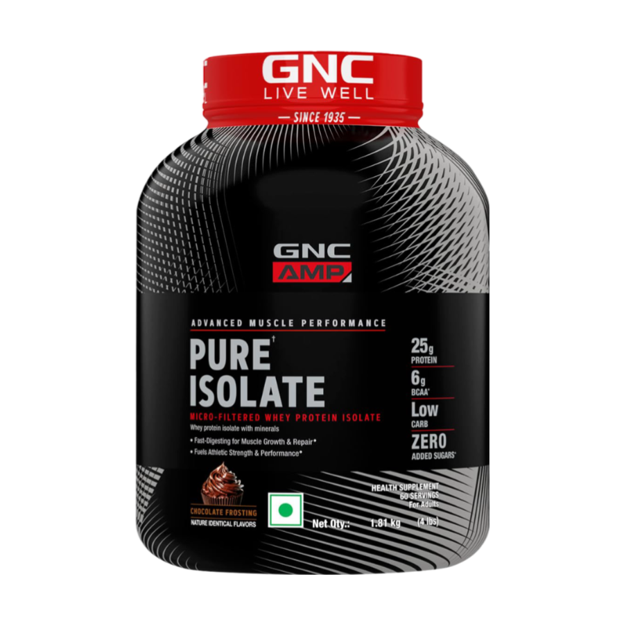 GNC AMP Pure Isolate - 4 Lbs - Nutristar