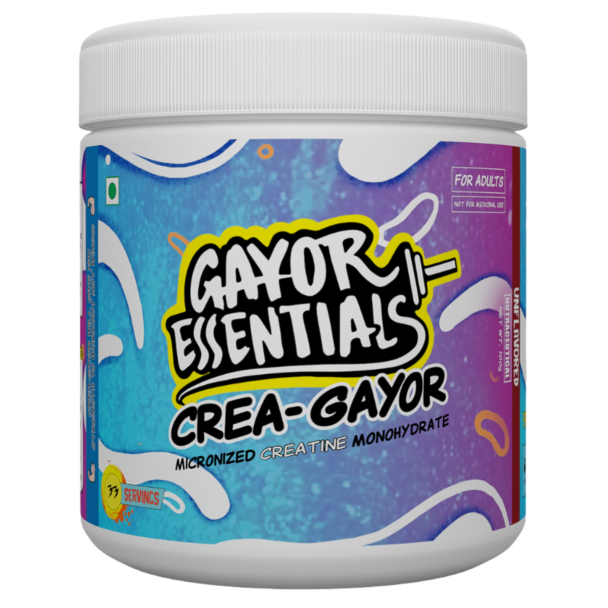 Gayor Essentials Crea-Gayor Micronised Creatine Monohydrate 100g | 33 Servings