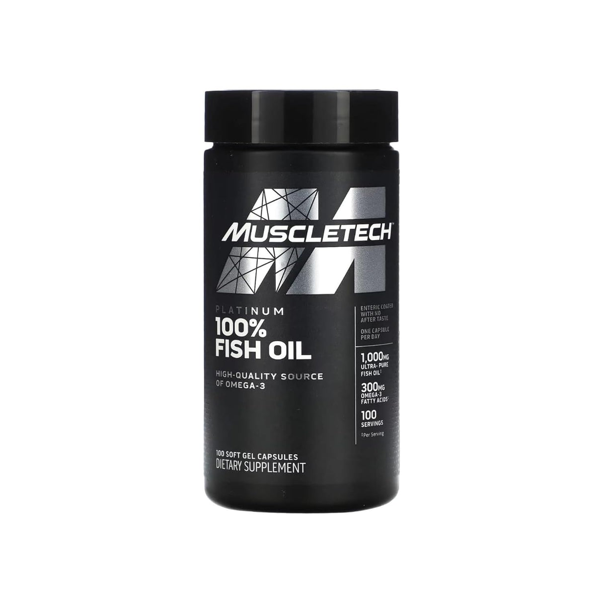 Muscletech Platinum Omega Fish OIl , 100 Softgels - Nutristar