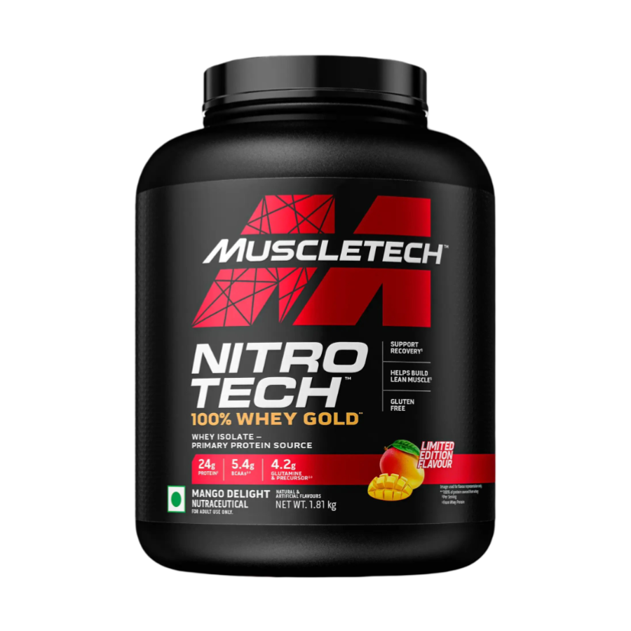 Muscletech Nitrotech Whey Gold - 4 Lbs (1.81 Kg) - Nutristar