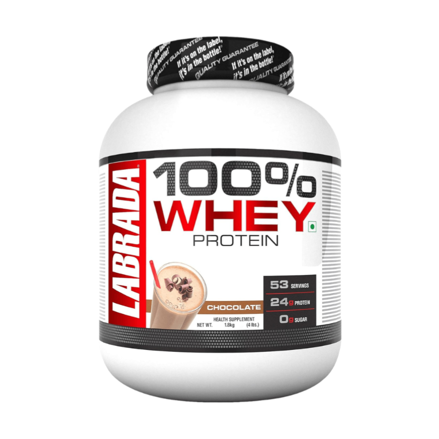 Labrada 100% Whey Protein - 4 Lbs (1.81Kg) - Nutristar