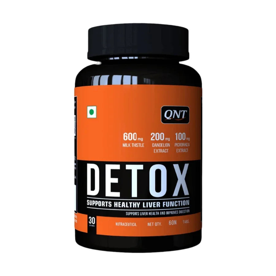 QNT Detox Supports Healthy Liver Function - 60 Tablets