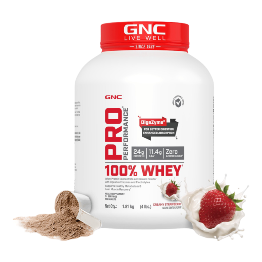 GNC Pro Performance 100% Whey Protein - 4 Lbs - Nutristar