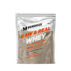 Big Muscles Raw & Real Whey Protein - 2.2 Lbs