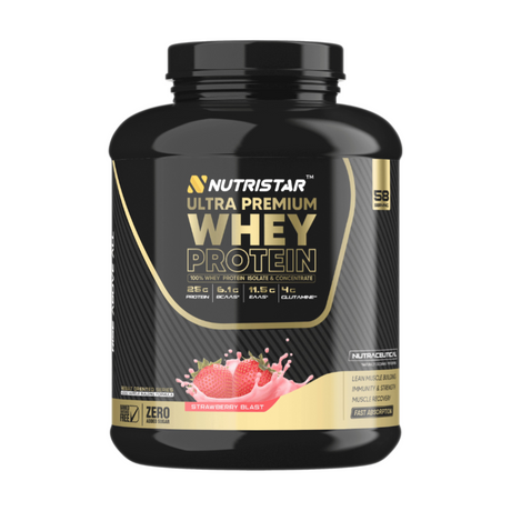 Nutristar Ultra Premium Whey Protein 58 Servings, 4 Lbs (1.81Kg) - Nutristar