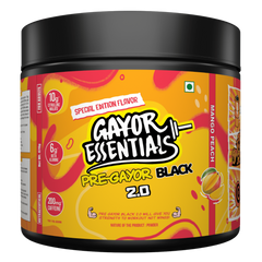Gayor Essentials Pre Gayor Black 2.0 Pre-Workout Powder 676g | 200mg Caffeine