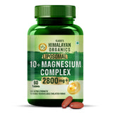 Himalayan Organics Magnesium Complex Supplement | 60 Veg Tablets | Sleep & Muscle Support