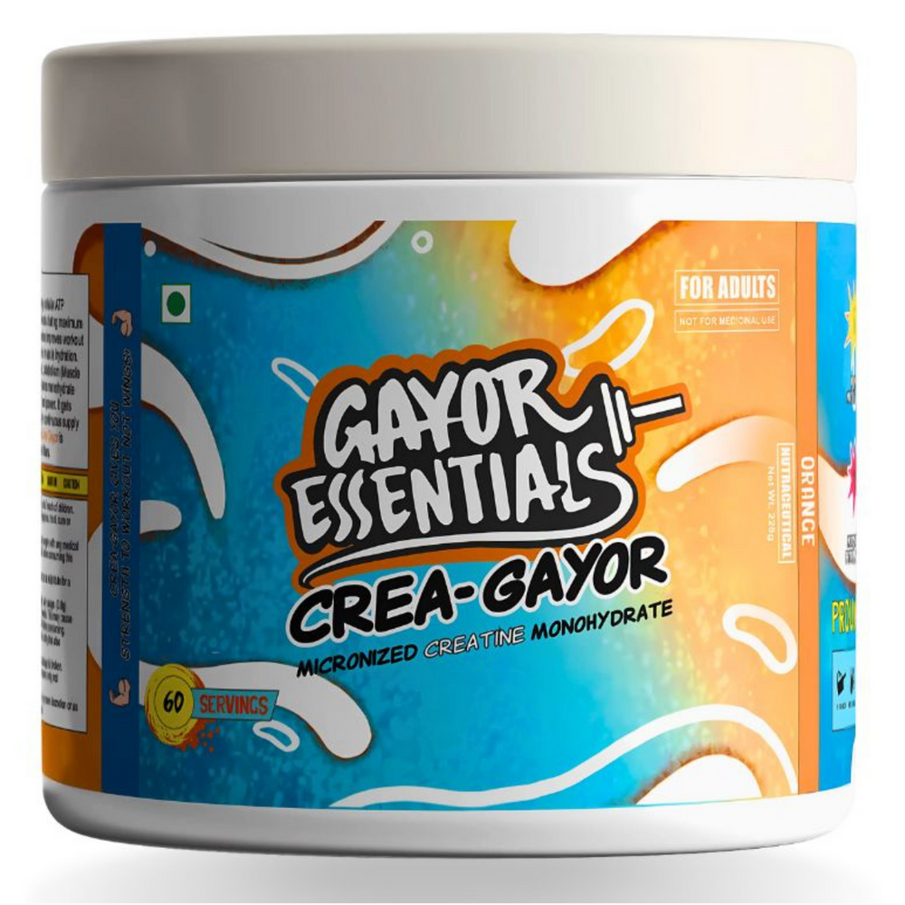 Gayor Essentials Crea-Gayor Micronised Creatine Monohydrate 228g | 60 Servings