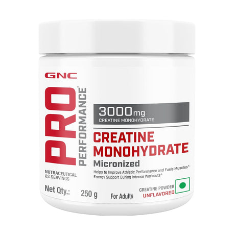 GNC Pro Performance Creatine Monohydrate , 250 Gms - Nutristar