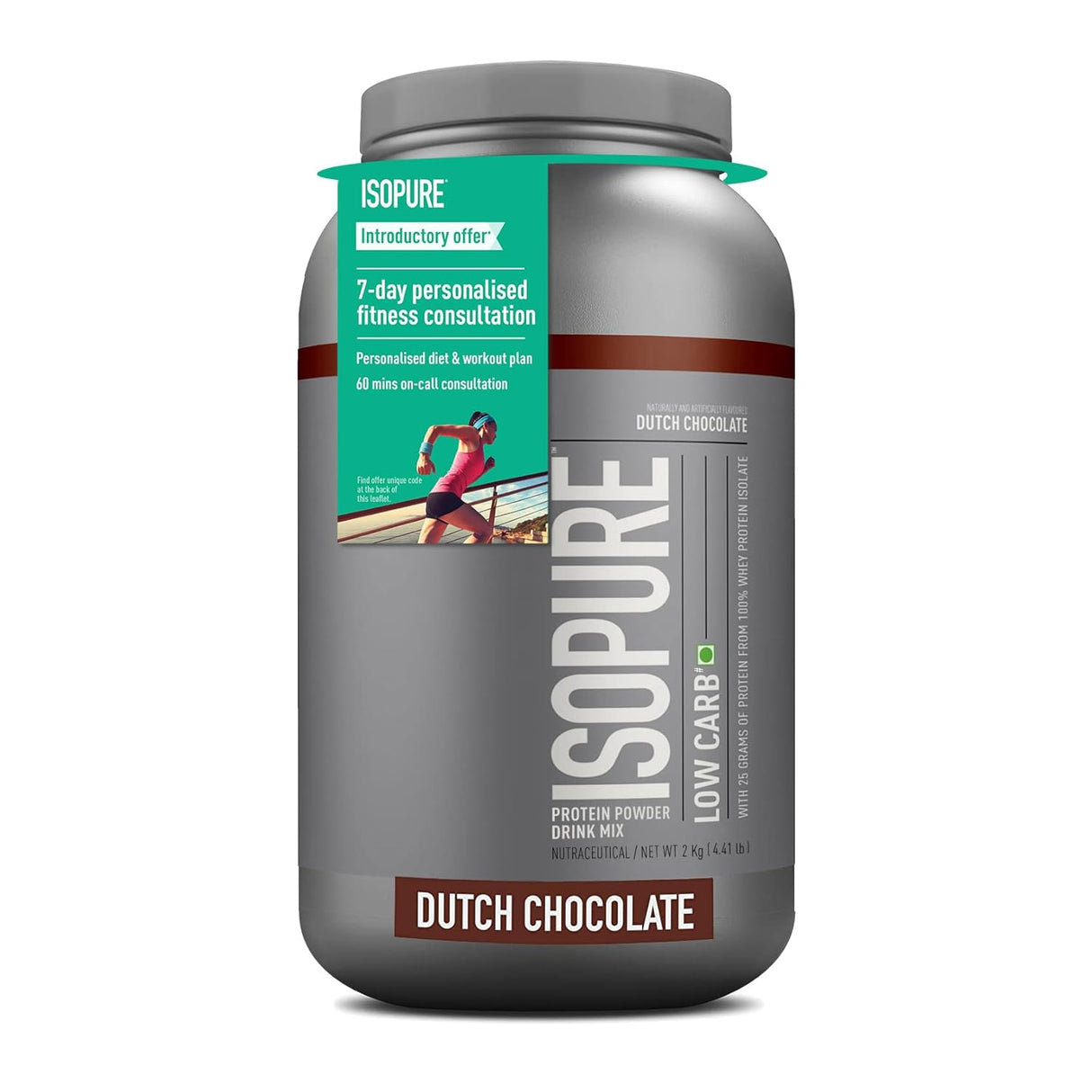 Isopure Low Carb 100% Whey Protein Isolate - 4.4 Lbs - Nutristar