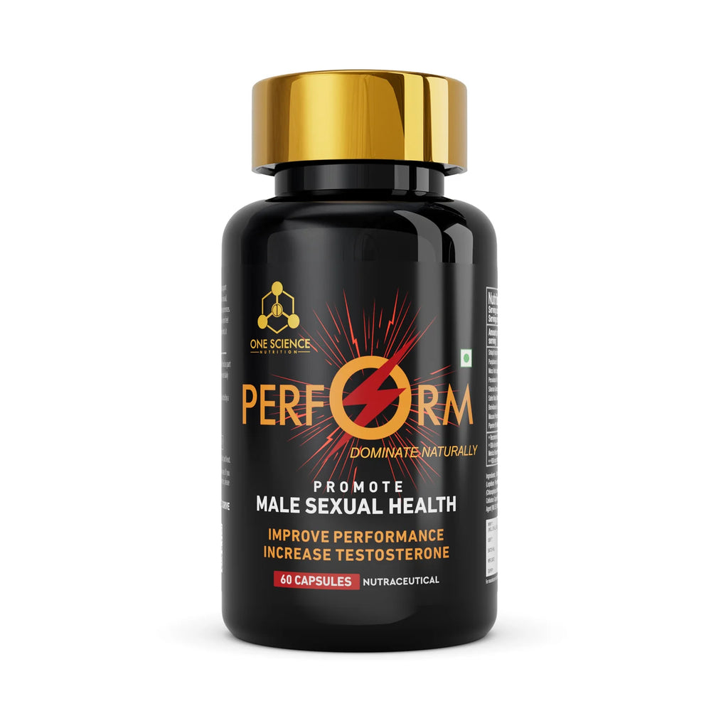 One Science Perform Testosterone Booster & Male Vitality | 60 Capsules