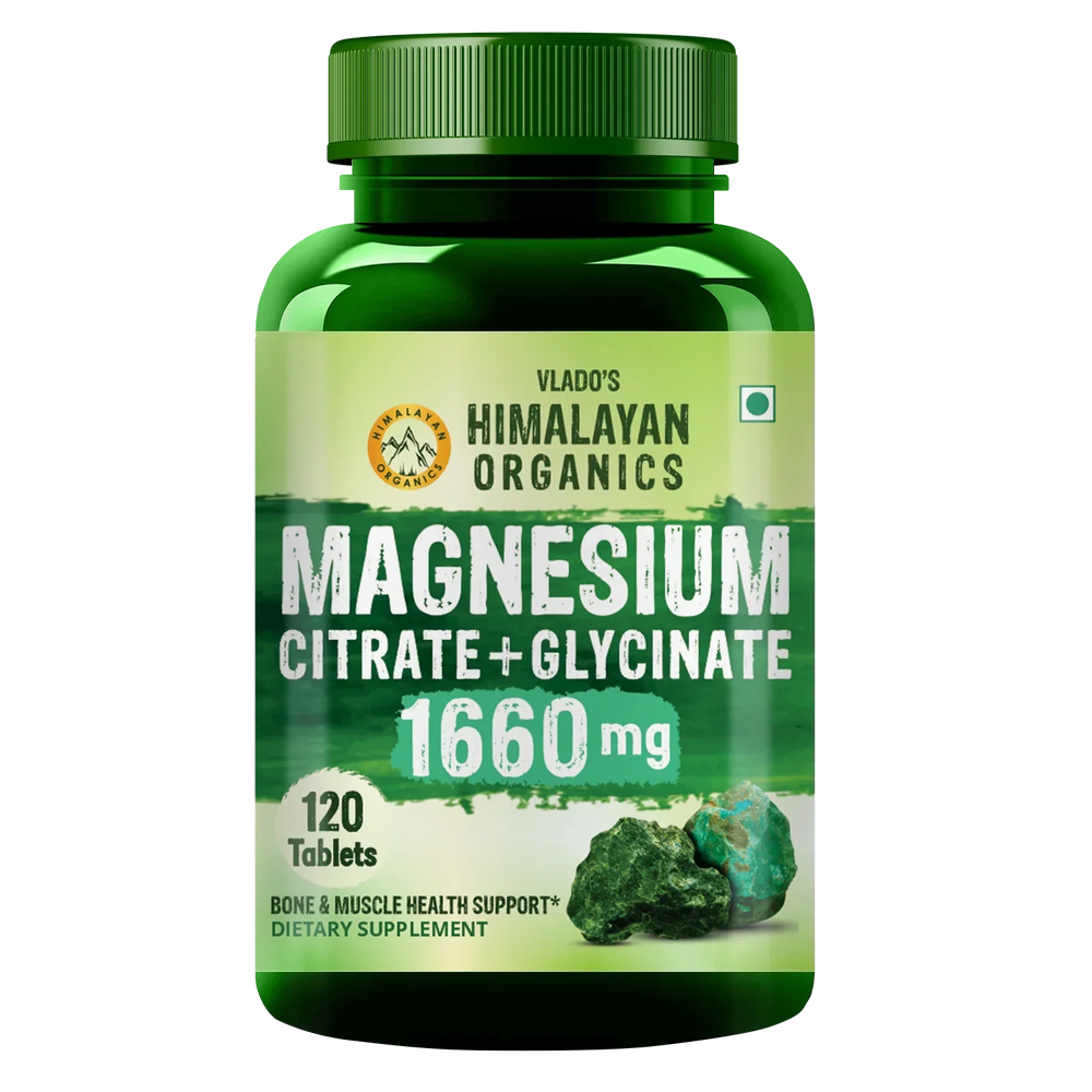 Vlado's Himalayan Organics, Magnesium Complex Citrate Glycinate Oxide, 1660mg - 120 Veg Tablets