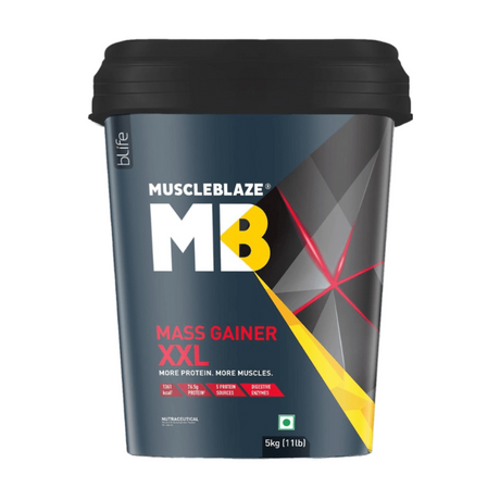 MuscleBlaze XXL MASS Gainer - 11 Lbs - Nutristar