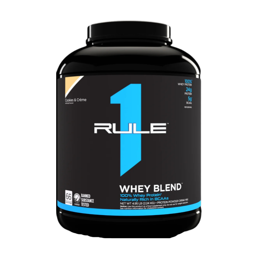 RULE1 100% Whey Blend Protein , 2.38 kg - Nutristar