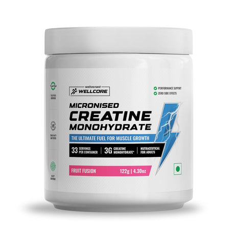 Wellcore Micronised Creatine Monohydrate, 122g - Nutristar