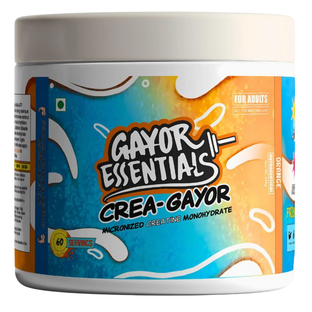 Gayor Essentials Crea-Gayor Micronised Creatine Monohydrate 114g | 30 Servings