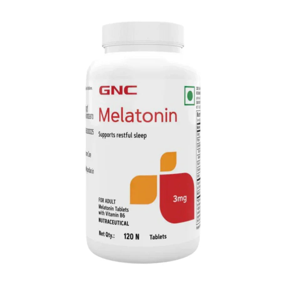GNC Melatonin 3 mg - Supports restful sleep - 120 Tablets