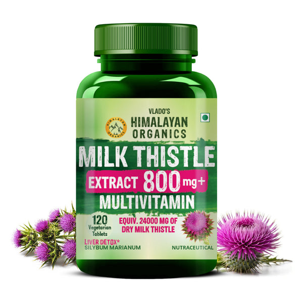 Vlado's Himalayan Organics, Milk Thistle Extract, 800mg - 120 Veg Tablets