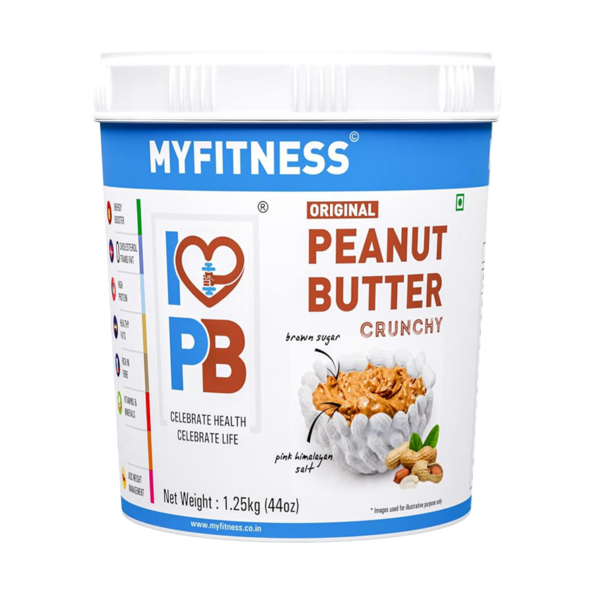 MyFitness Original Peanut Butter - 1250g - Nutristar