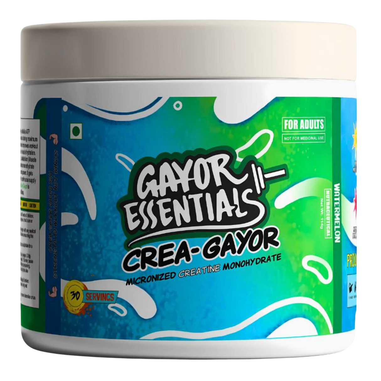 Gayor Essentials Crea-Gayor Micronised Creatine Monohydrate 114g | 30 Servings