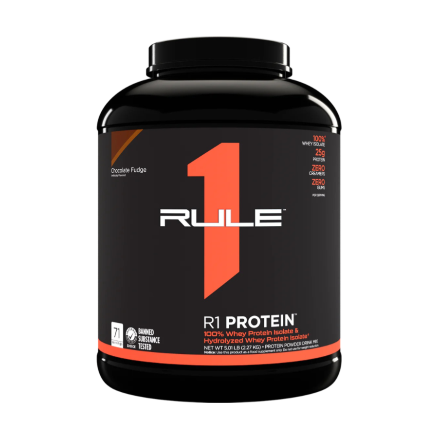 RULE1 100% Isolate Whey Protein , 2.27 kg - Nutristar