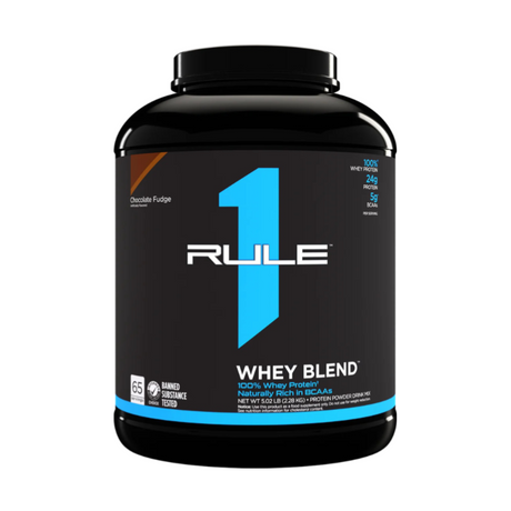 RULE1 100% Whey Blend Protein , 2.38 kg - Nutristar