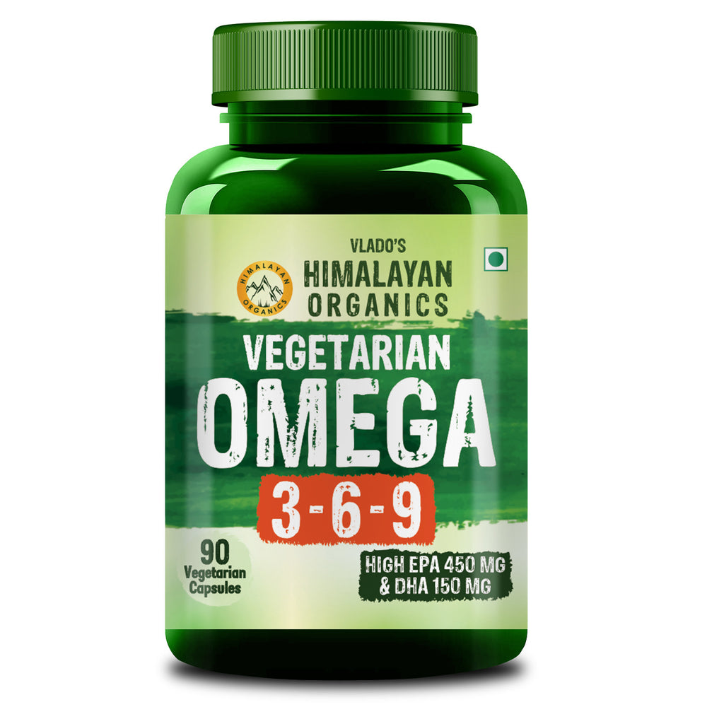 Vlado's Himalayan Organics, Flax Seed Oil Omega 3 6 9 - 90 Veg Capsules