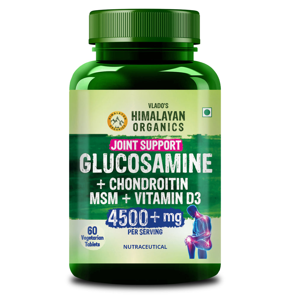 Vlado's Himalayan Organics, Plant Based Joint Support with Boswellia Ashwagandha - 60 Veg Tablets