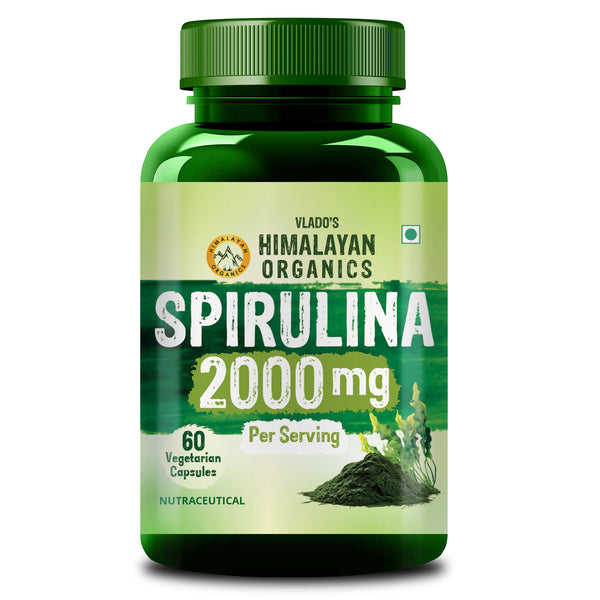 Vlado's Himalayan Organics, Spirulina, 2000mg - 60 Veg Capsules