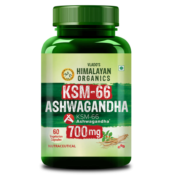 Vlado's Himalayan Organics, KSM-66 Ashwagandha, 500mg - 60 Capsules