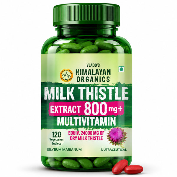Vlado's Himalayan Organics, Milk Thistle Extract, 800mg - 120 Veg Tablets