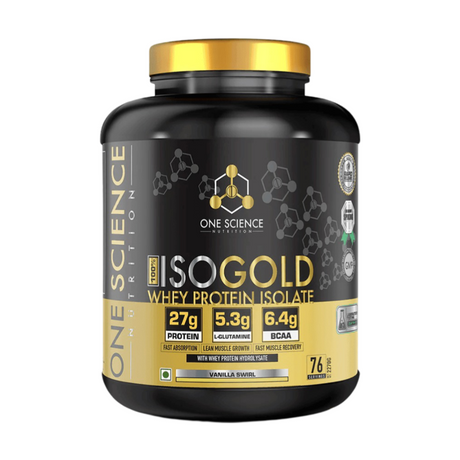 One Science ISO GOLD Whey Protein Isolate - 5 Lbs - Nutristar