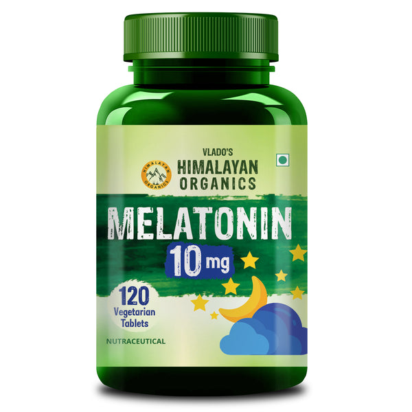Vlado's Himalayan Organics, Melatonin, 10mg - 120 Tablets