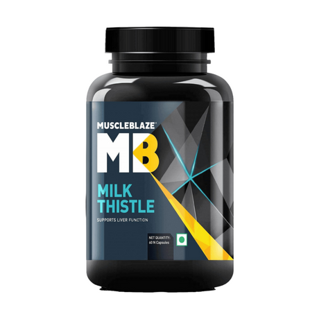 MuscleBlaze Milk Thistle Support Liver Health - 60 Capsules - Nutristar