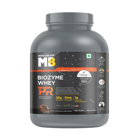 MuscleBlaze Biozyme Performance Whey Protein PR - 4.4 Lbs - Nutristar