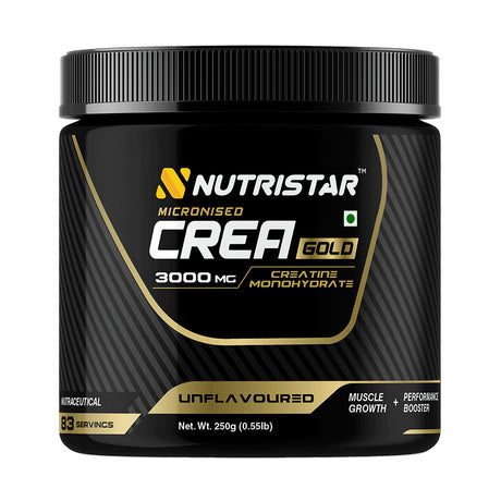 Nutristar Micronized CREA Gold Creatine Monohydrate 250g - 83 Servings - Nutristar