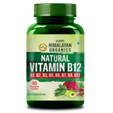 Vlado's Himalayan Organics, Vitamin B12 with B1 B2 B3 B5 B6 B7 B9 Moringa - 60 Veg Capsules