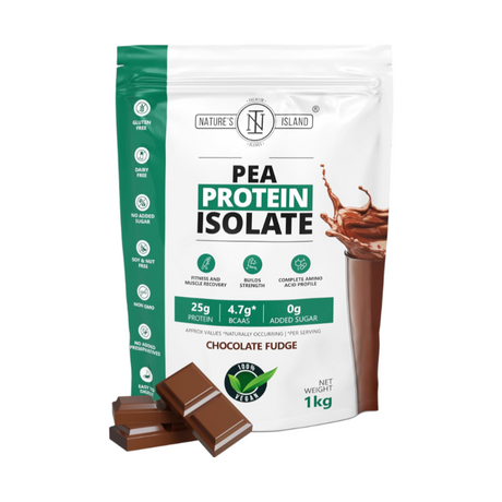 Nature's Island Plant Based Vegan Pea Protein Isolate - 1 Kg - Nutristar