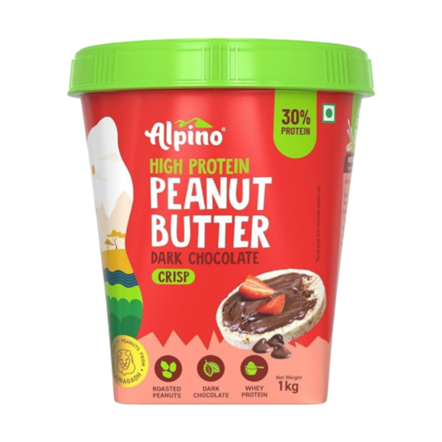 Alpino High Protein Peanut Butter- 1 Kg - Nutristar