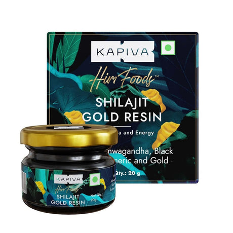 Kapiva Him Foods Shilajit Gold Resin - 20 g (Helps in Boosting Stamina ) - Nutristar