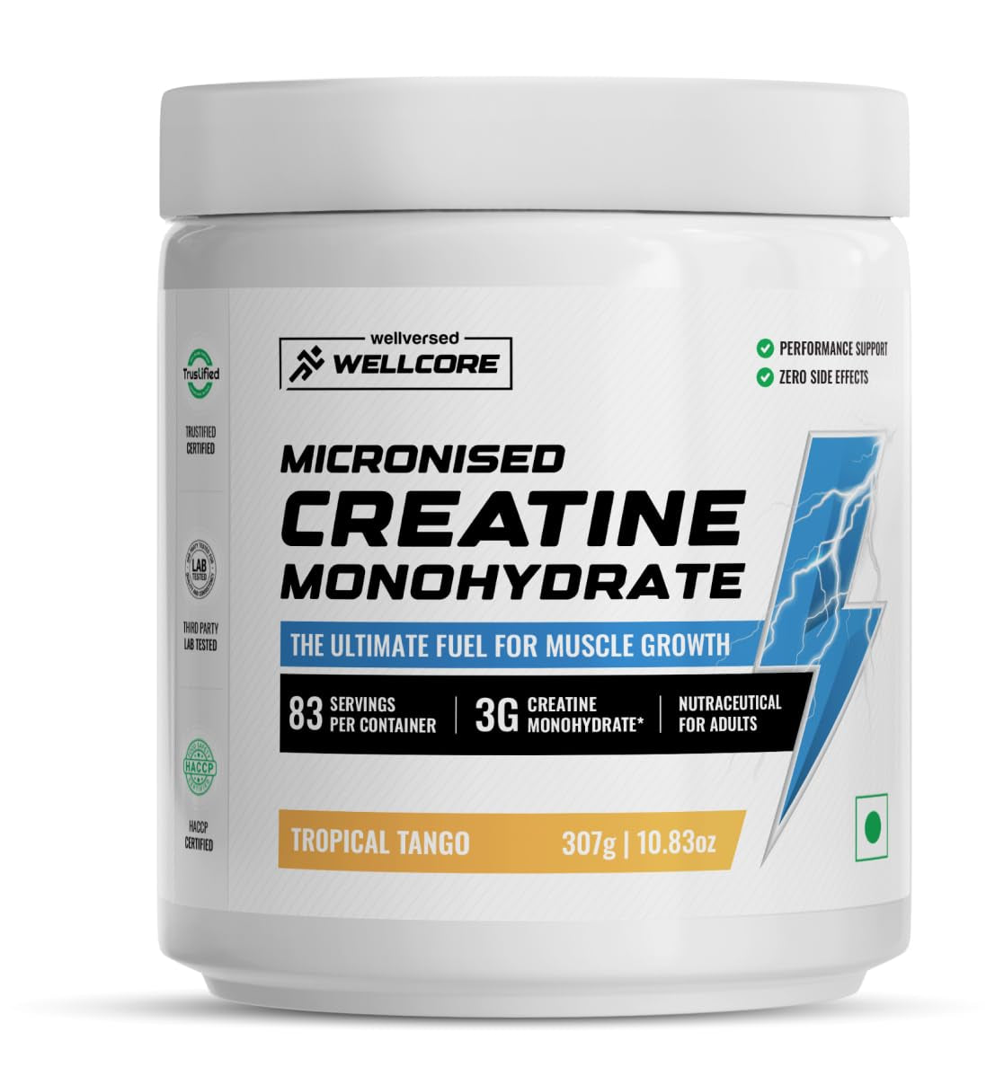 Wellcore Micronised Creatine Monohydrate, 300g - Nutristar