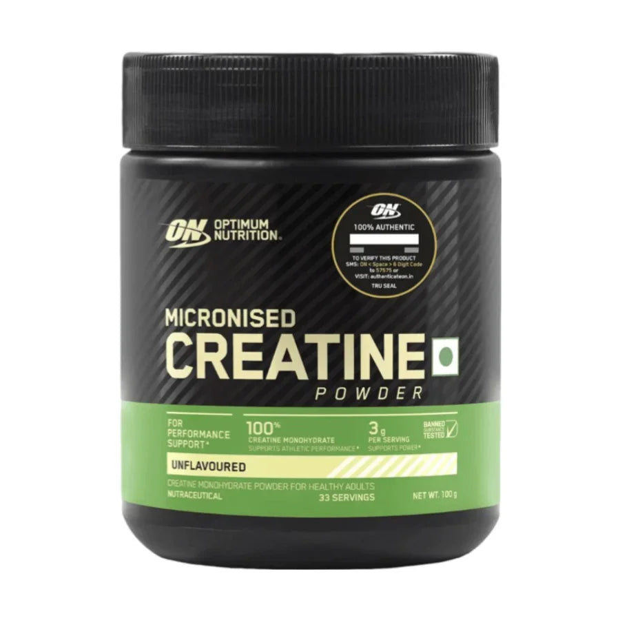 Optimum Nutrition (ON) Micronized Creatine Powder 100 Gm - 33 Servings