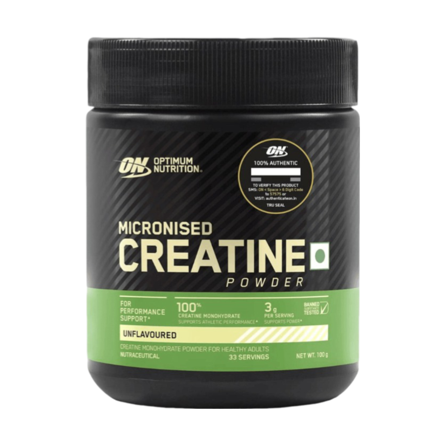 Optimum Nutrition (ON) Micronized Creatine Powder 100 Gm - 33 Servings - Nutristar