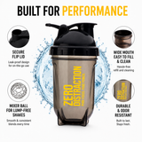 Gayor Essentials Zero Distraction Gym Shaker Bottle | 500ml | Black Yellow