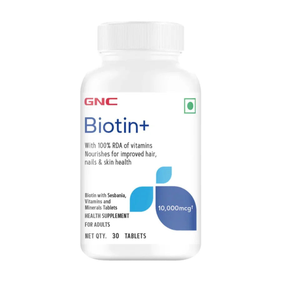 GNC Biotin Plus 10000 mcg - 30 Tablets