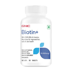 GNC Biotin Plus 10000 mcg - 30 Tablets