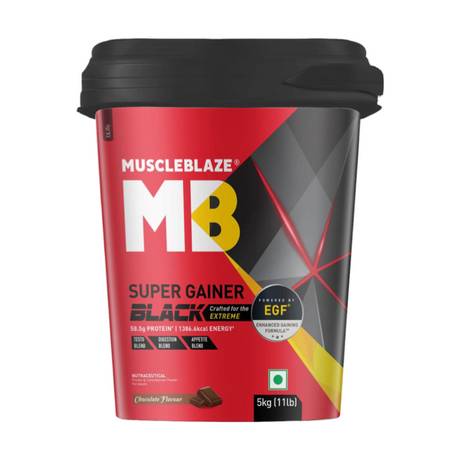 MuscleBlaze Super Gainer Black 11 LB ( 5 KG ) - Nutristar