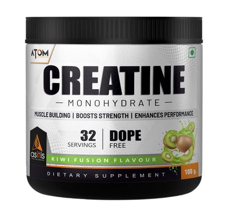 AS-IT-IS ATOM Creatine Monohydrate 100g - 32 Servings - Nutristar