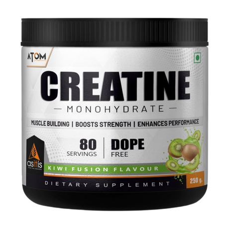 AS-IT-IS ATOM Creatine Monohydrate 250g - 80 Servings - Nutristar