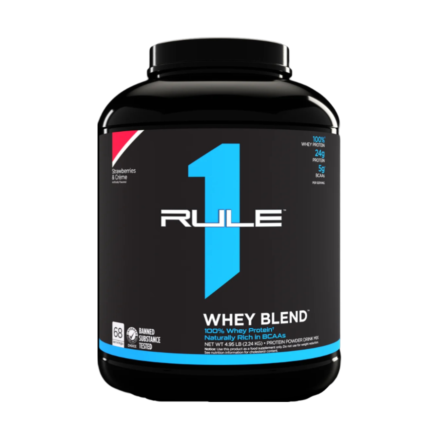 RULE1 100% Whey Blend Protein , 2.38 kg - Nutristar